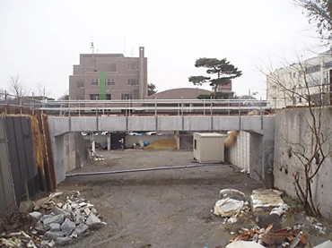 図版：補強土併用一体化橋梁