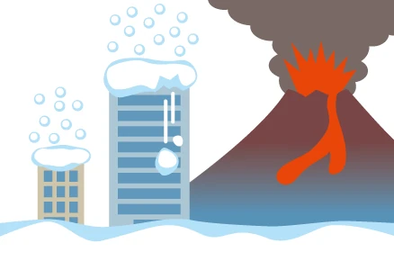 図版：雪害／火山