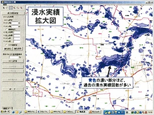 図版：水害リスク評価