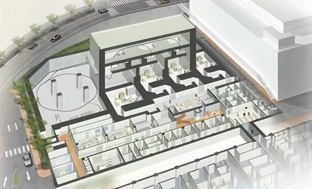 断面透視図