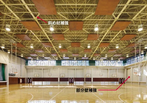 図版:学習院大学 体育館