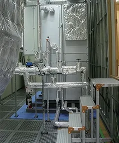 図版：実証施設写真（外気冷房空調機）