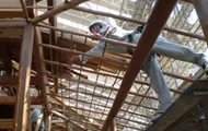 図版：日本建築特有のものである軒先